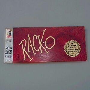Rack- O 1956 Milton Bradley Board Card Game Complete Vintage - Math Skills